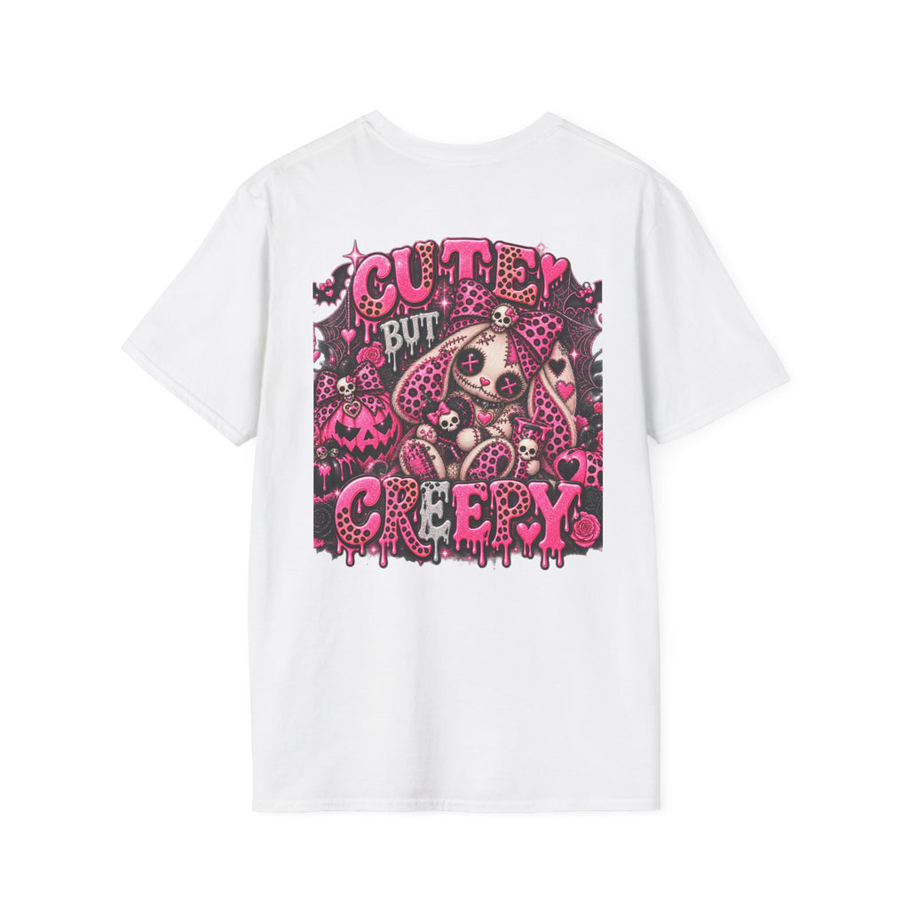 Cute But Creepy Stitched Bunny Tee
