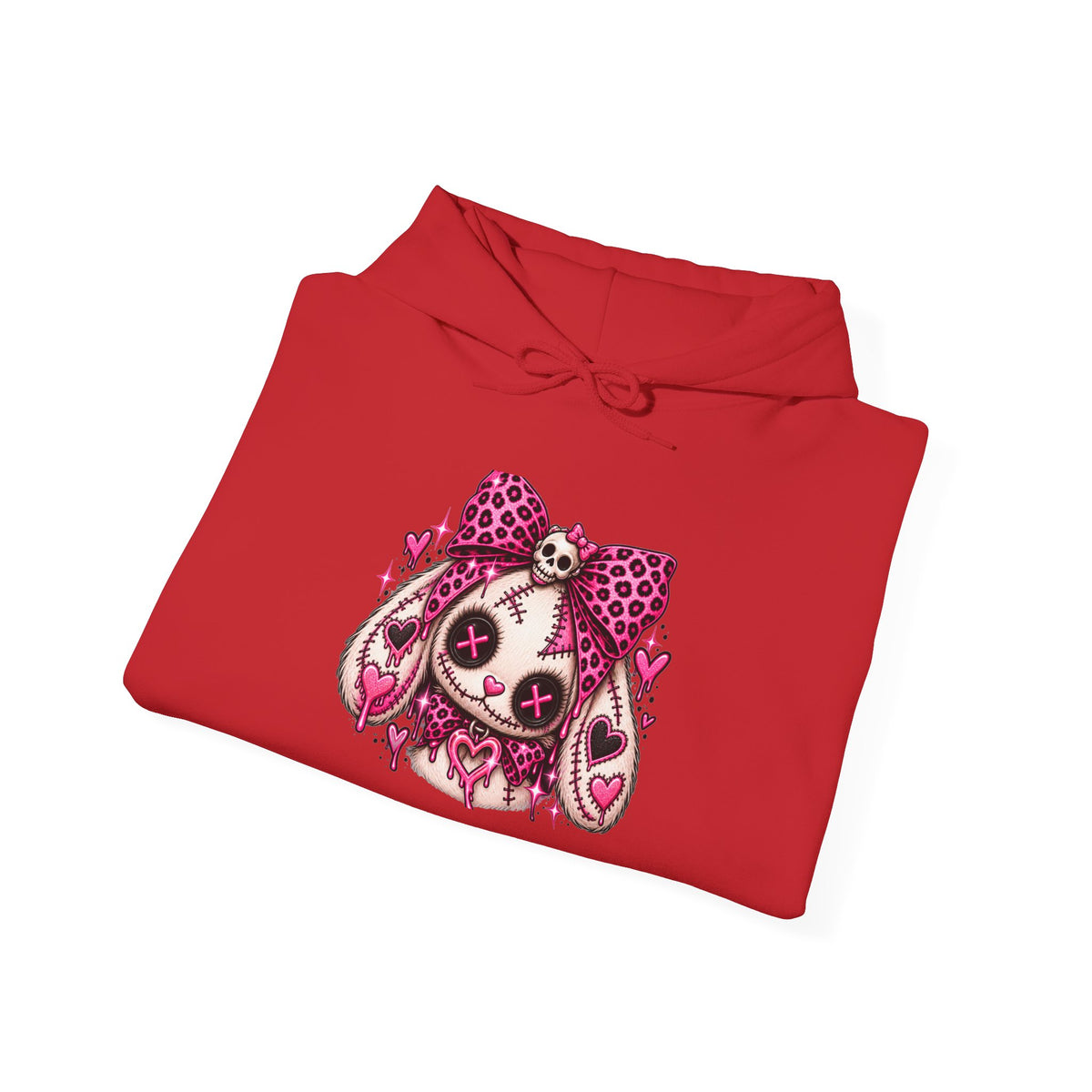 Creepy Cute Bunny Graphic Hoodie