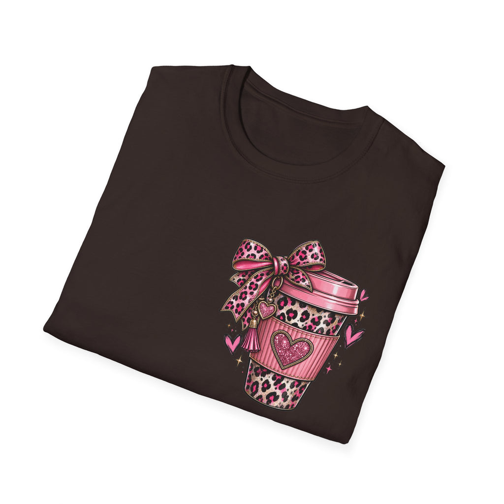 Coffee First, People Eventually Pink Coffee Lover T-Shirt