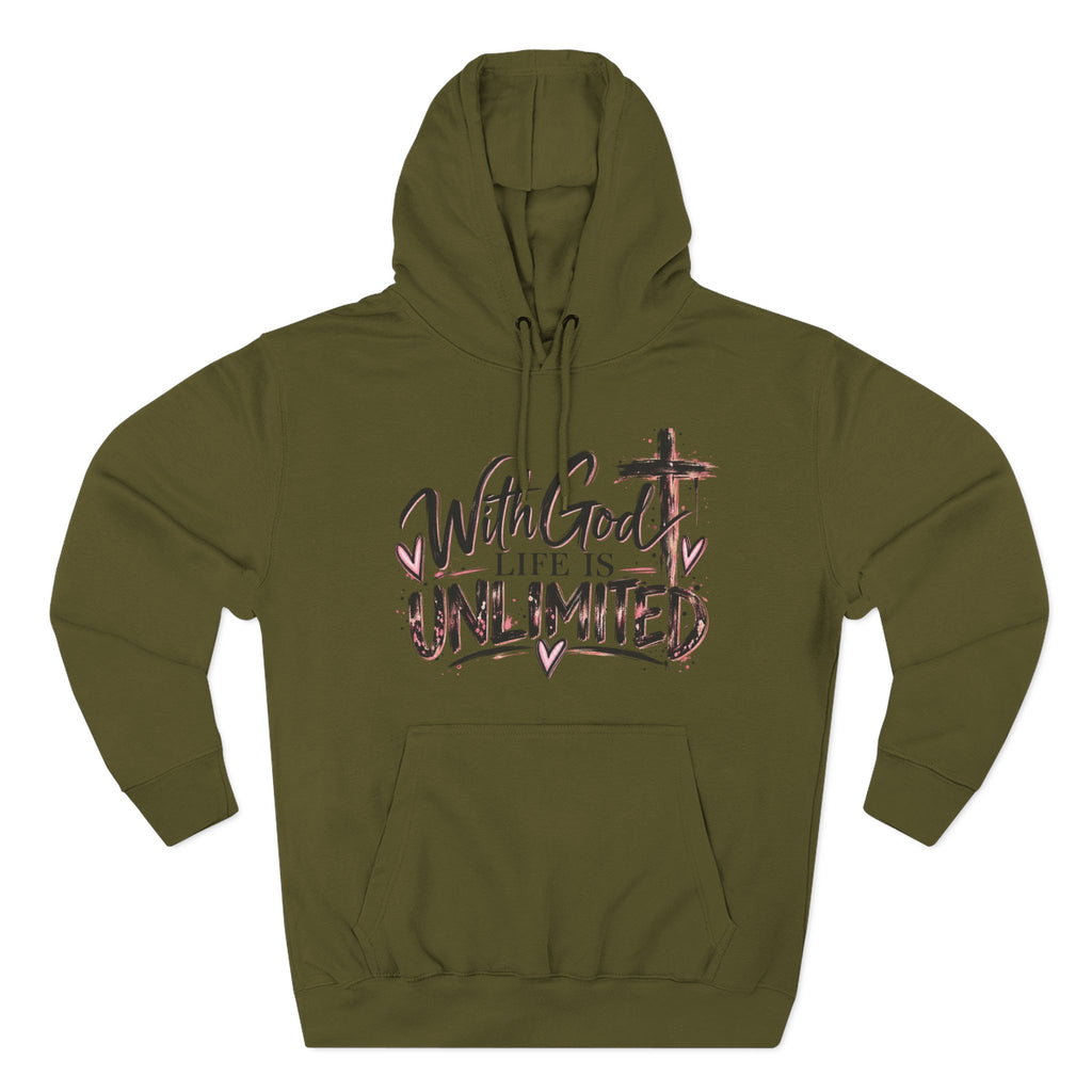 With God Life Is Unlimited Hoodie