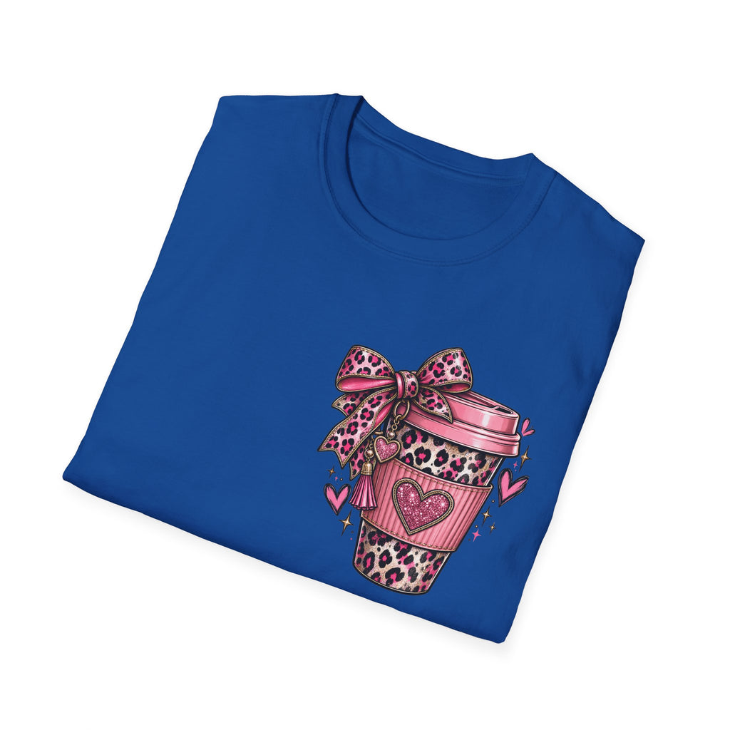 Coffee First, People Eventually Pink Coffee Lover T-Shirt