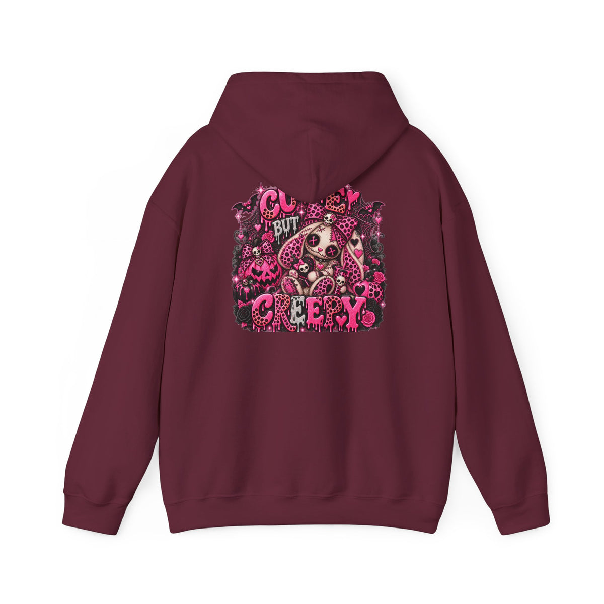 Creepy Cute Bunny Graphic Hoodie