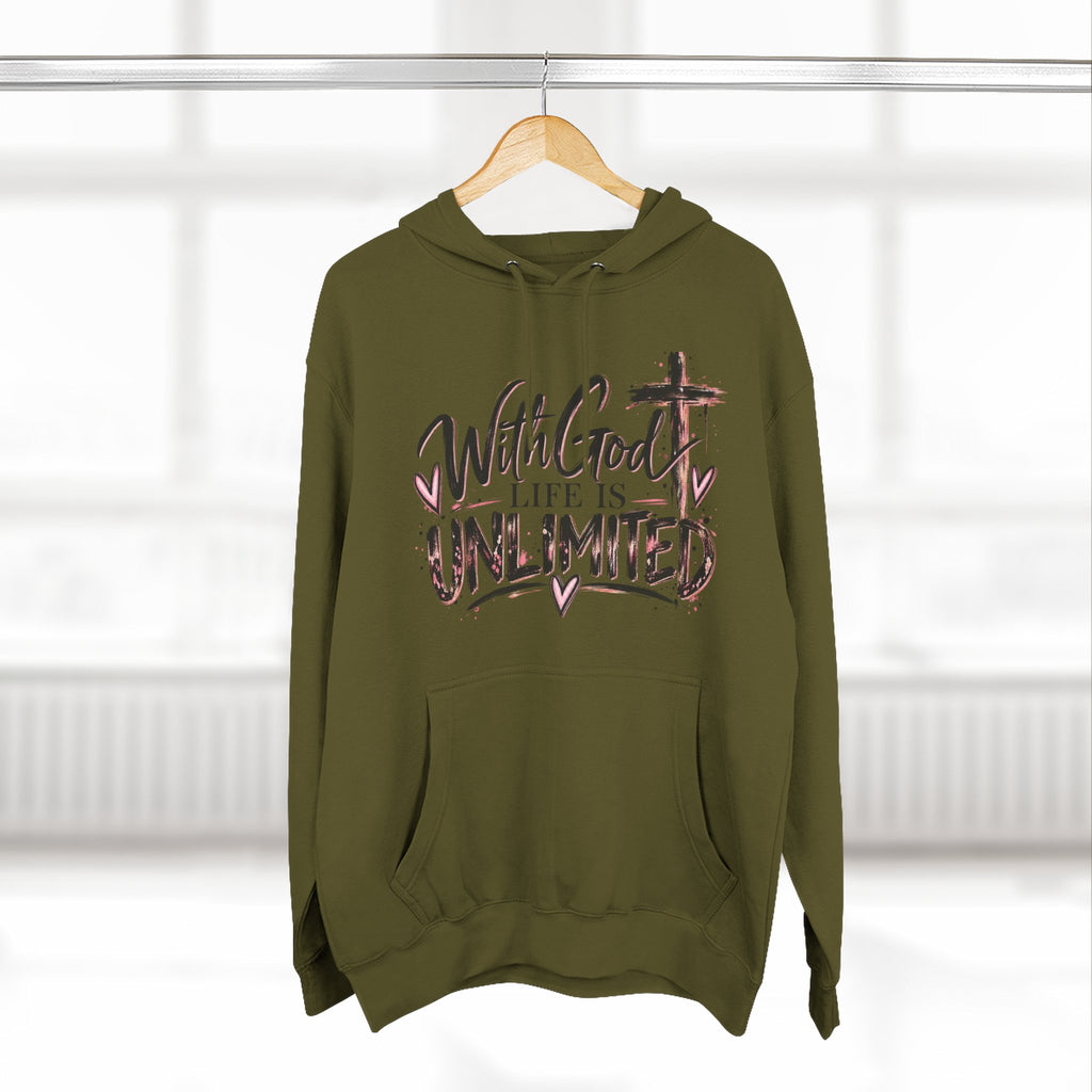 With God Life Is Unlimited Hoodie