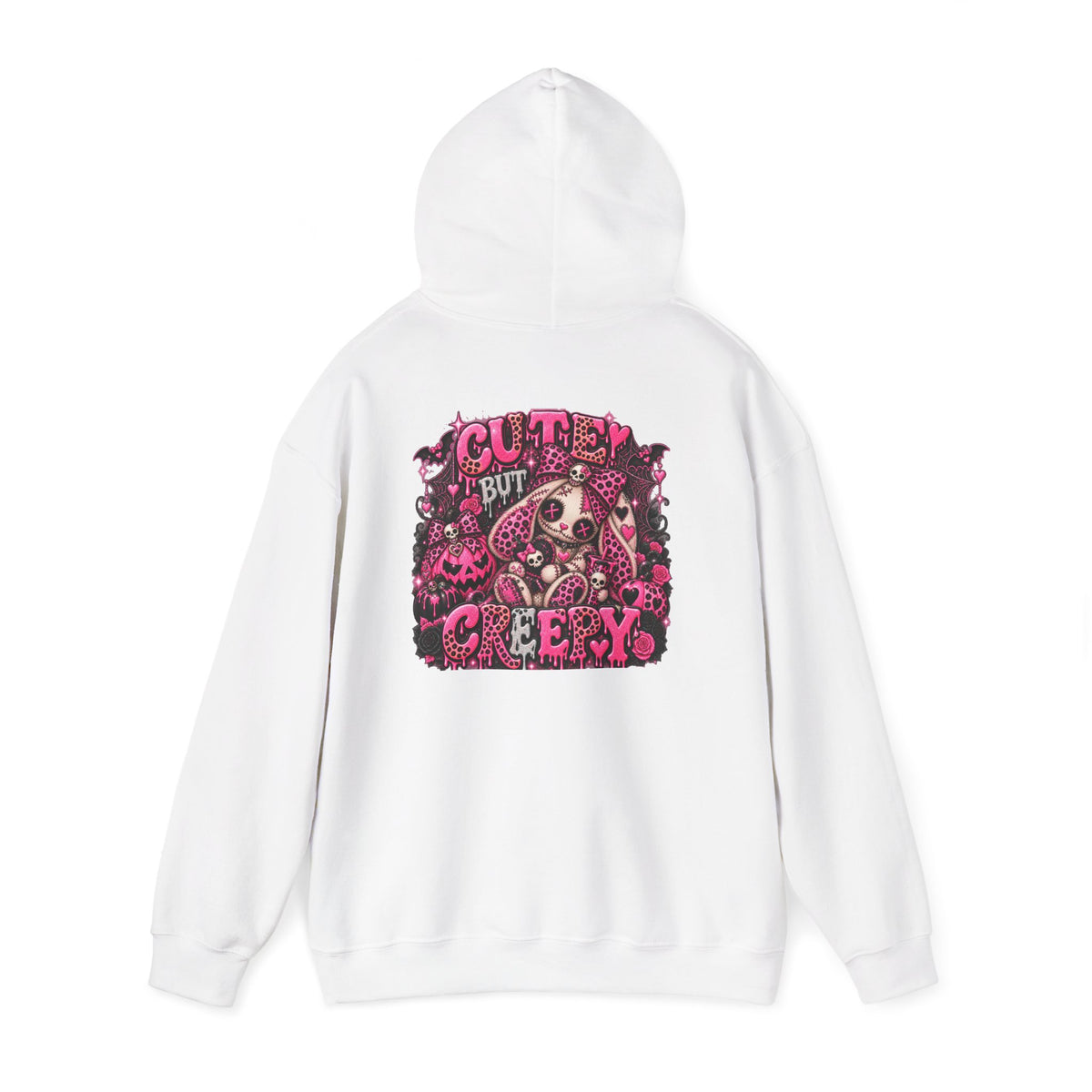Creepy Cute Bunny Graphic Hoodie