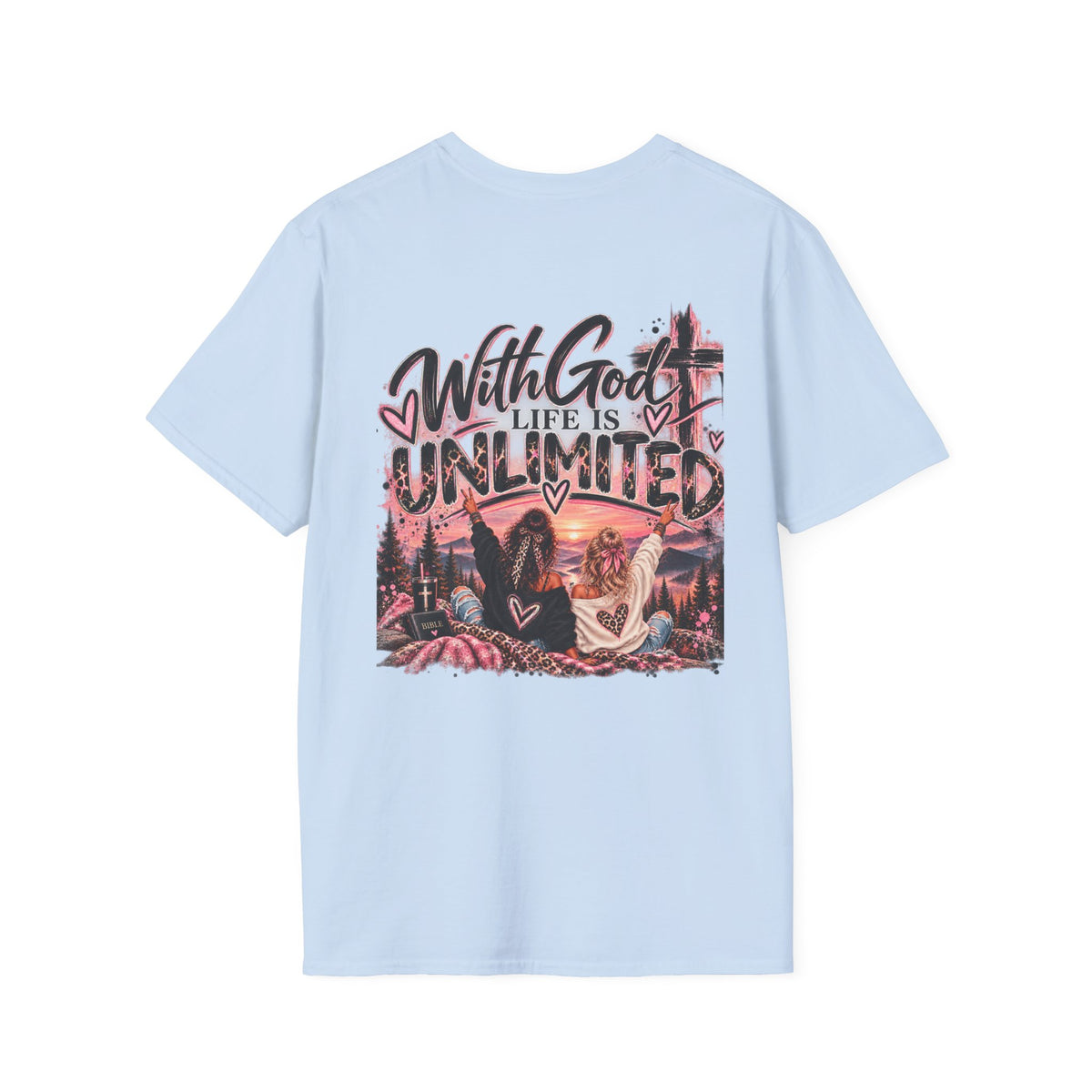 With God Life Is Unlimited Christian T-Shirt