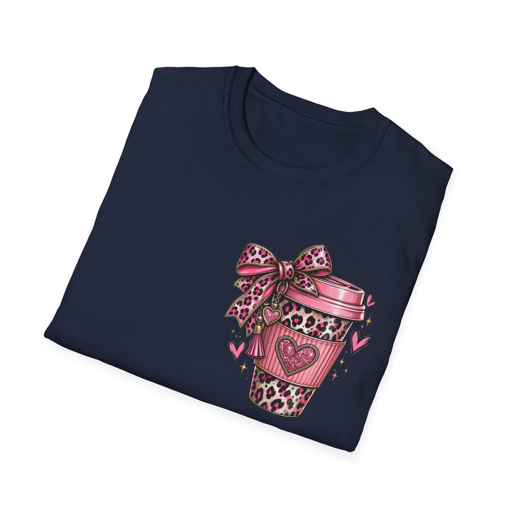 Coffee First, People Eventually Pink Coffee Lover T-Shirt