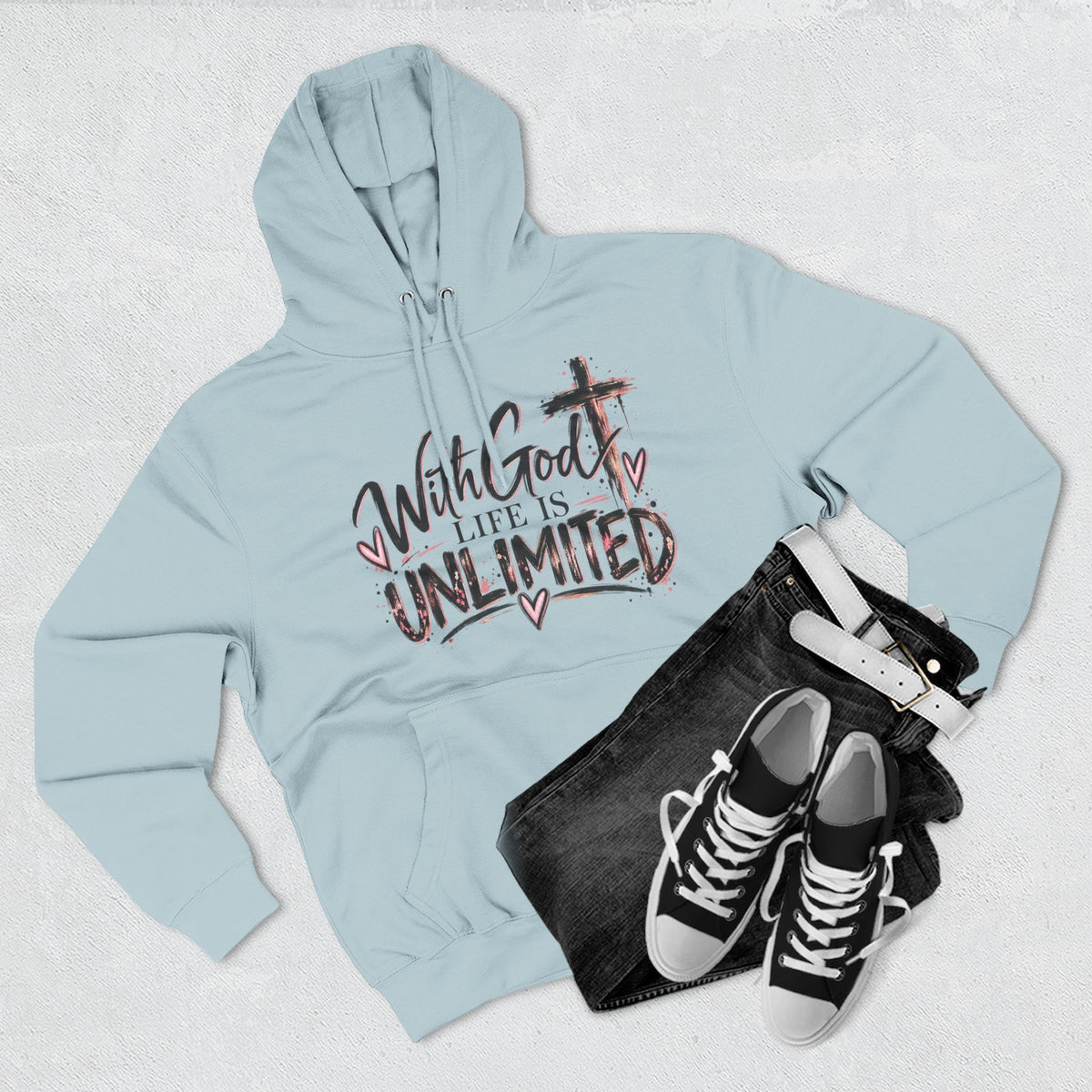 With God Life Is Unlimited Hoodie