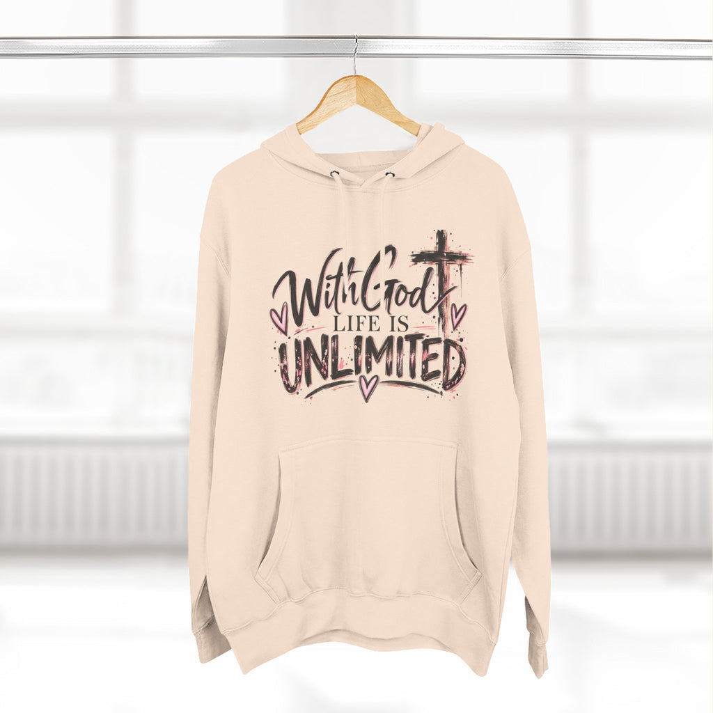 With God Life Is Unlimited Hoodie