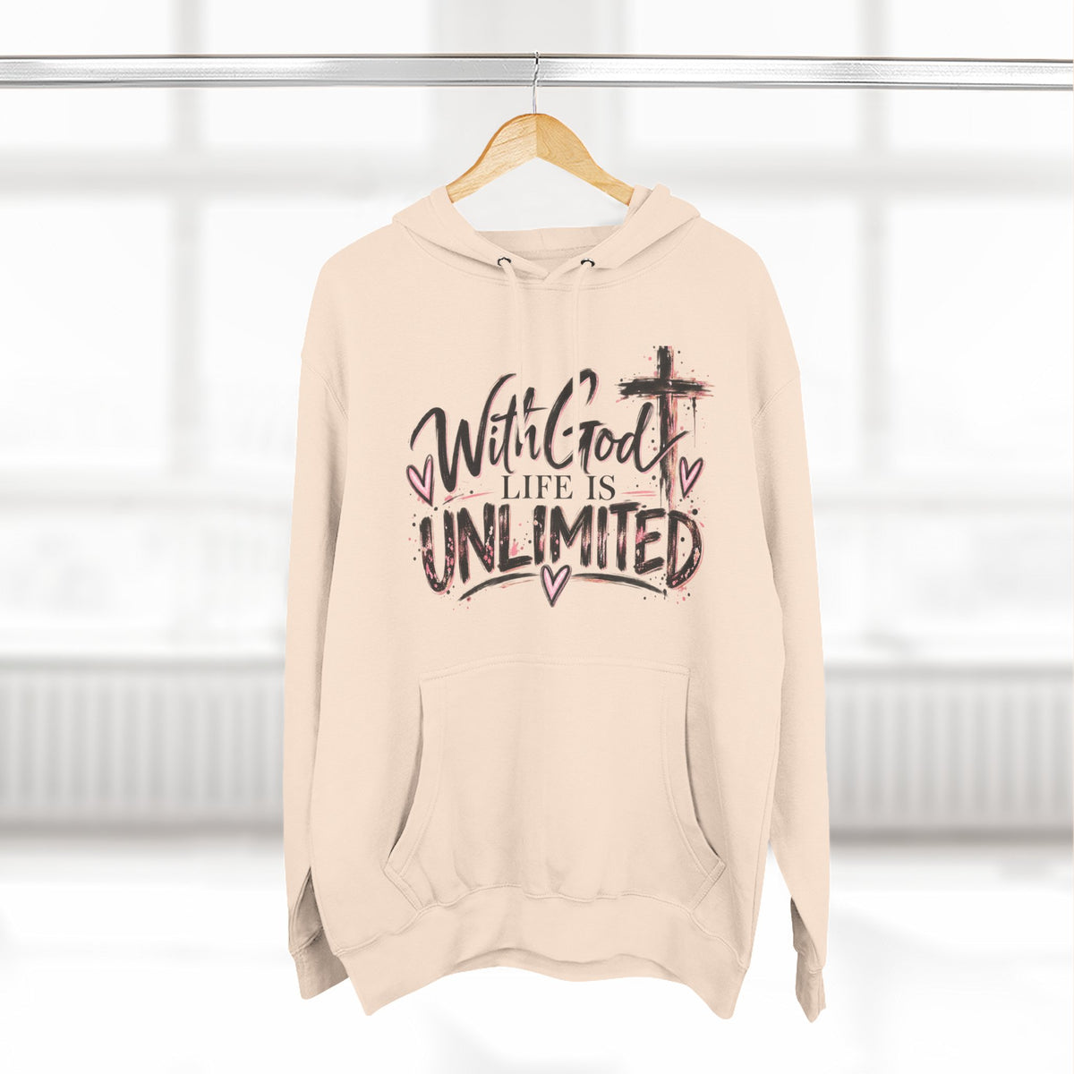 With God Life Is Unlimited Hoodie