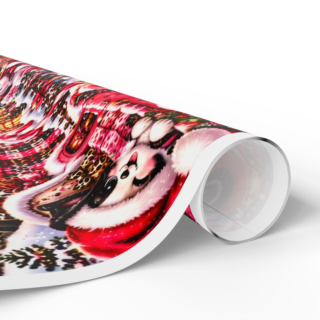 Pink Christmas Magic Wrapping Paper – Snowmen, Reindeer & Holiday Cheer