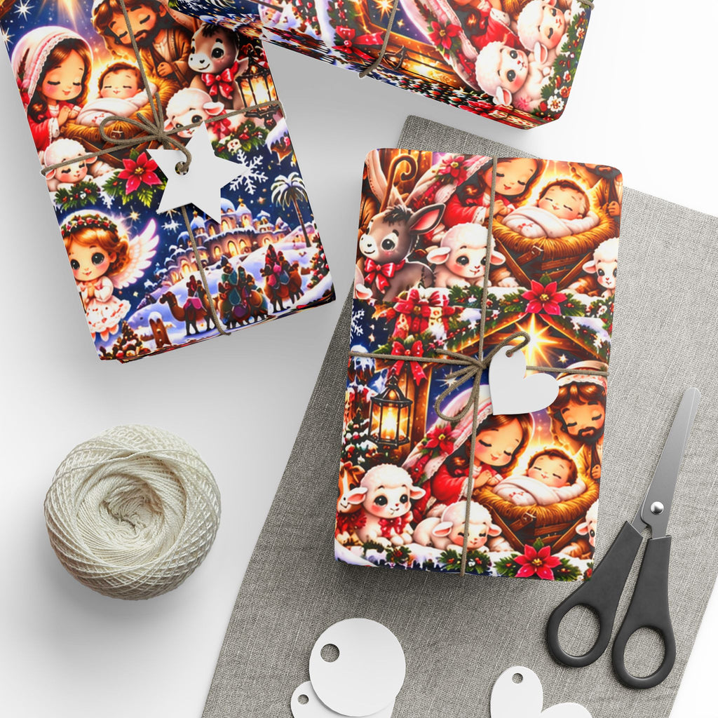 Nativity Christmas Wrapping Paper