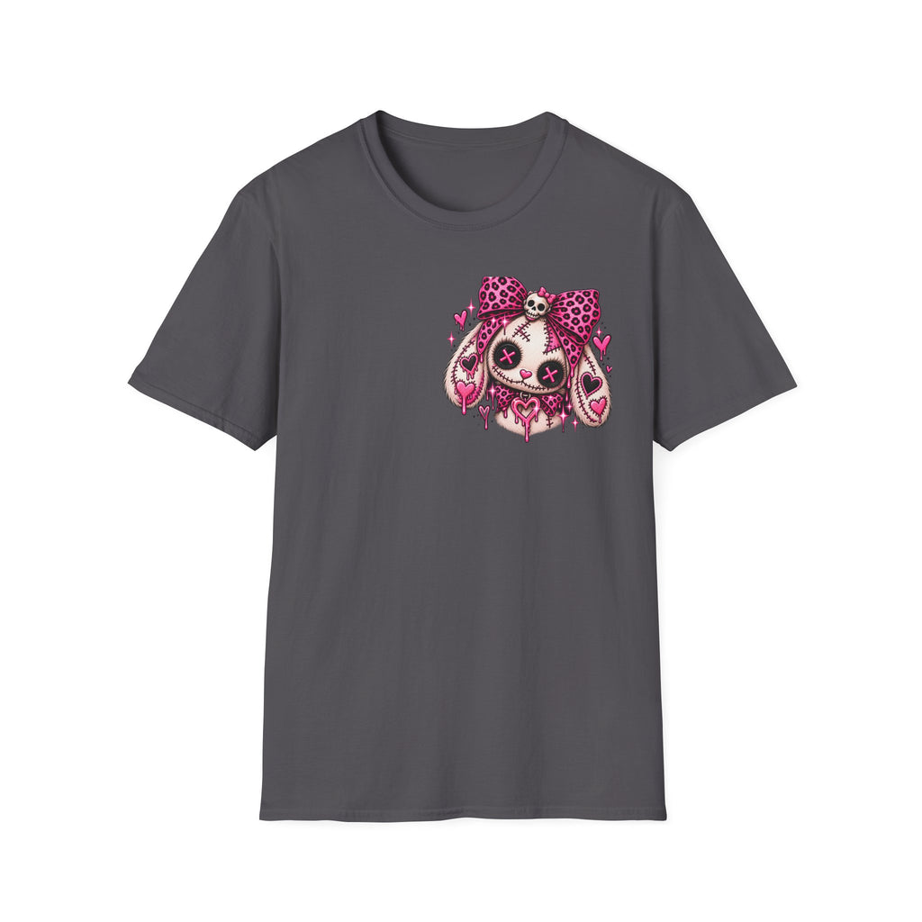 Cute But Creepy Stitched Bunny Tee