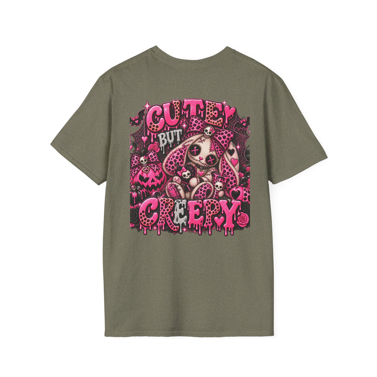 Cute But Creepy Stitched Bunny Tee