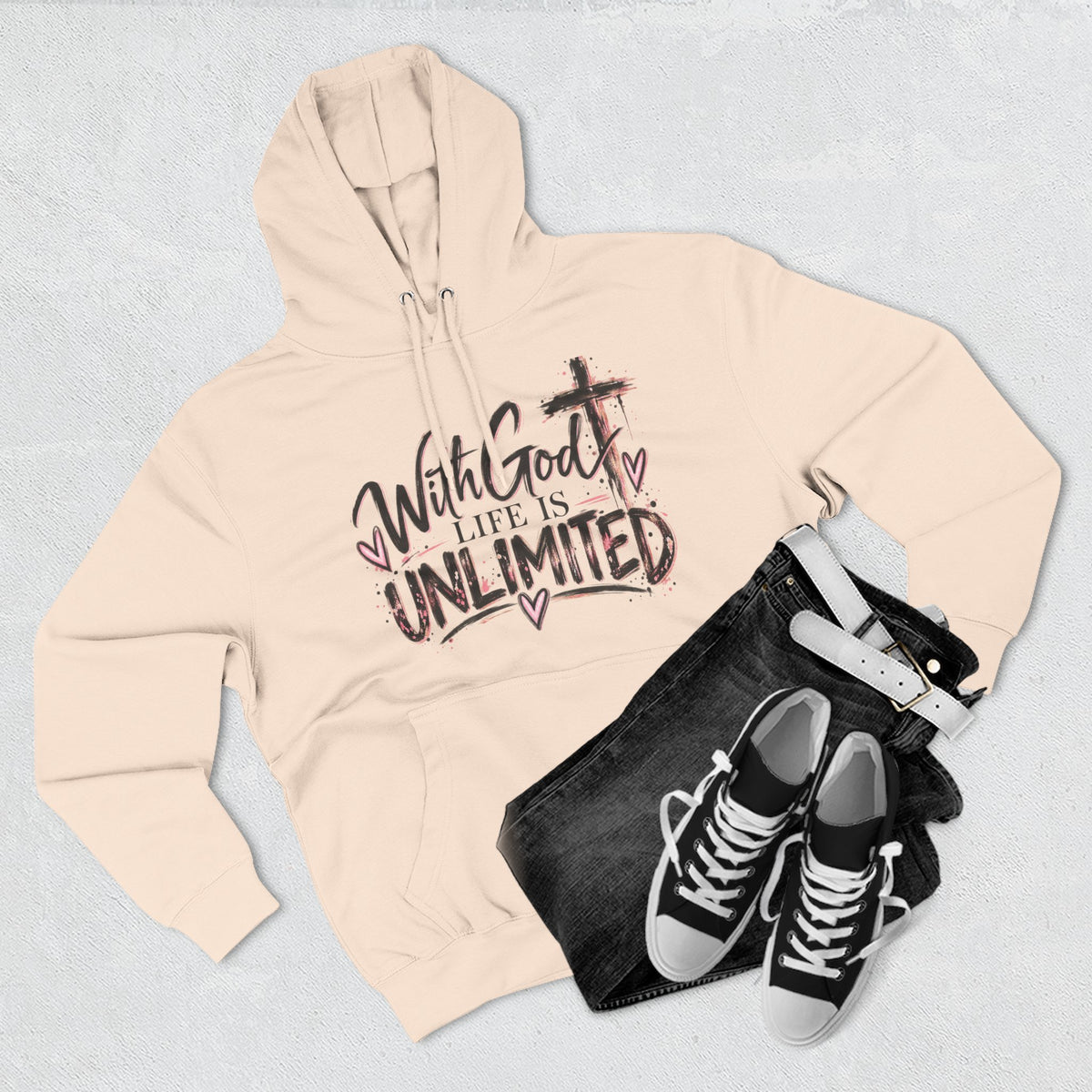 With God Life Is Unlimited Hoodie