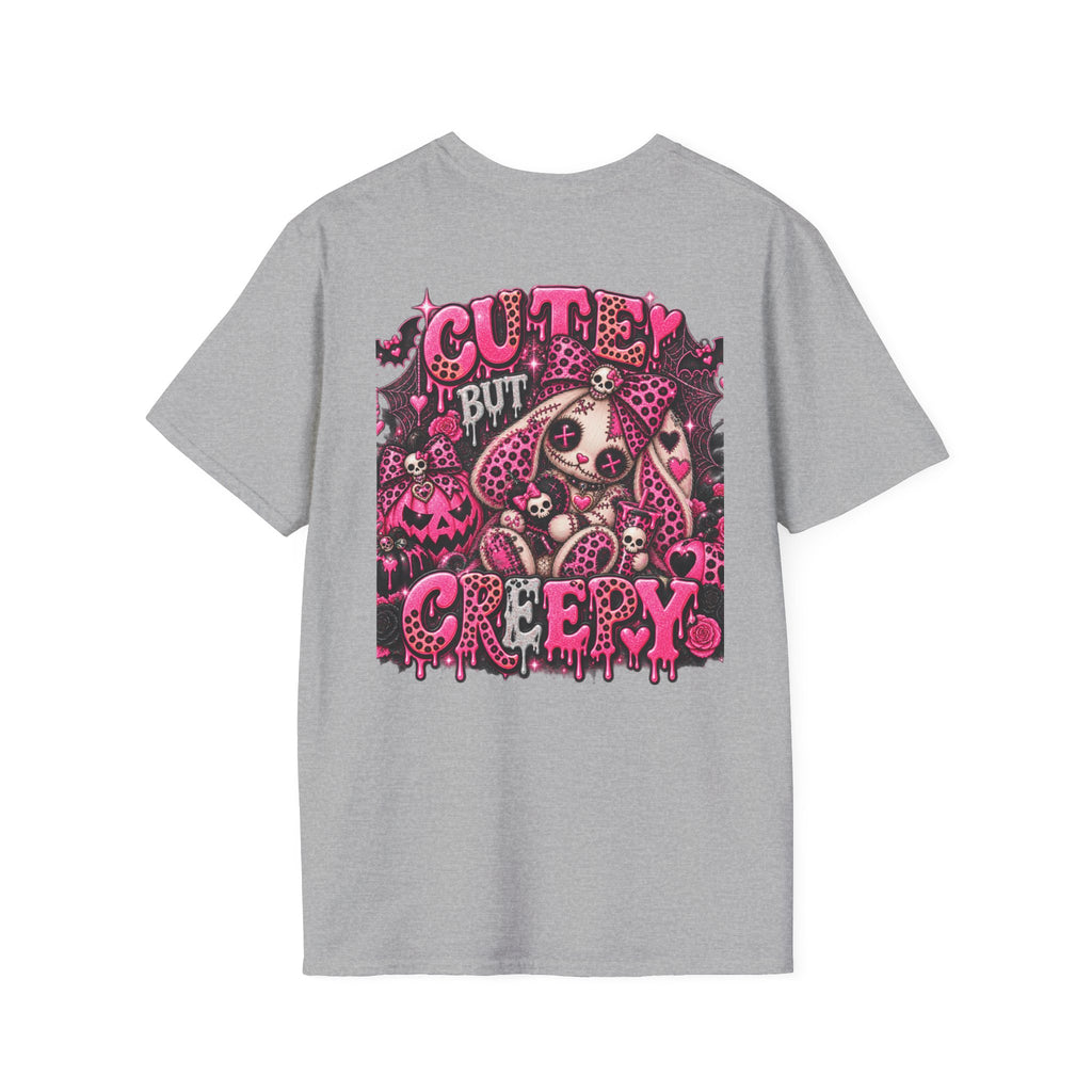 Cute But Creepy Stitched Bunny Tee