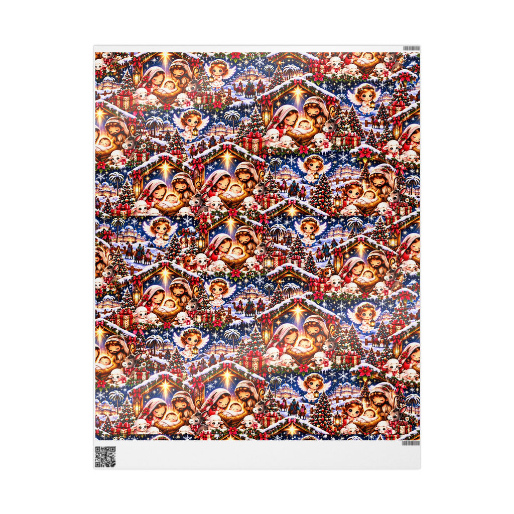 Nativity Christmas Wrapping Paper