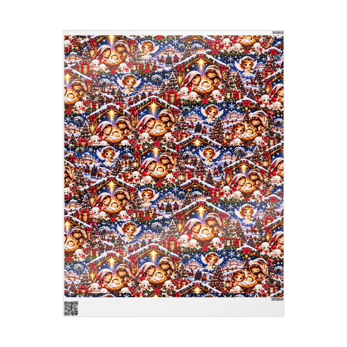 Nativity Christmas Wrapping Paper