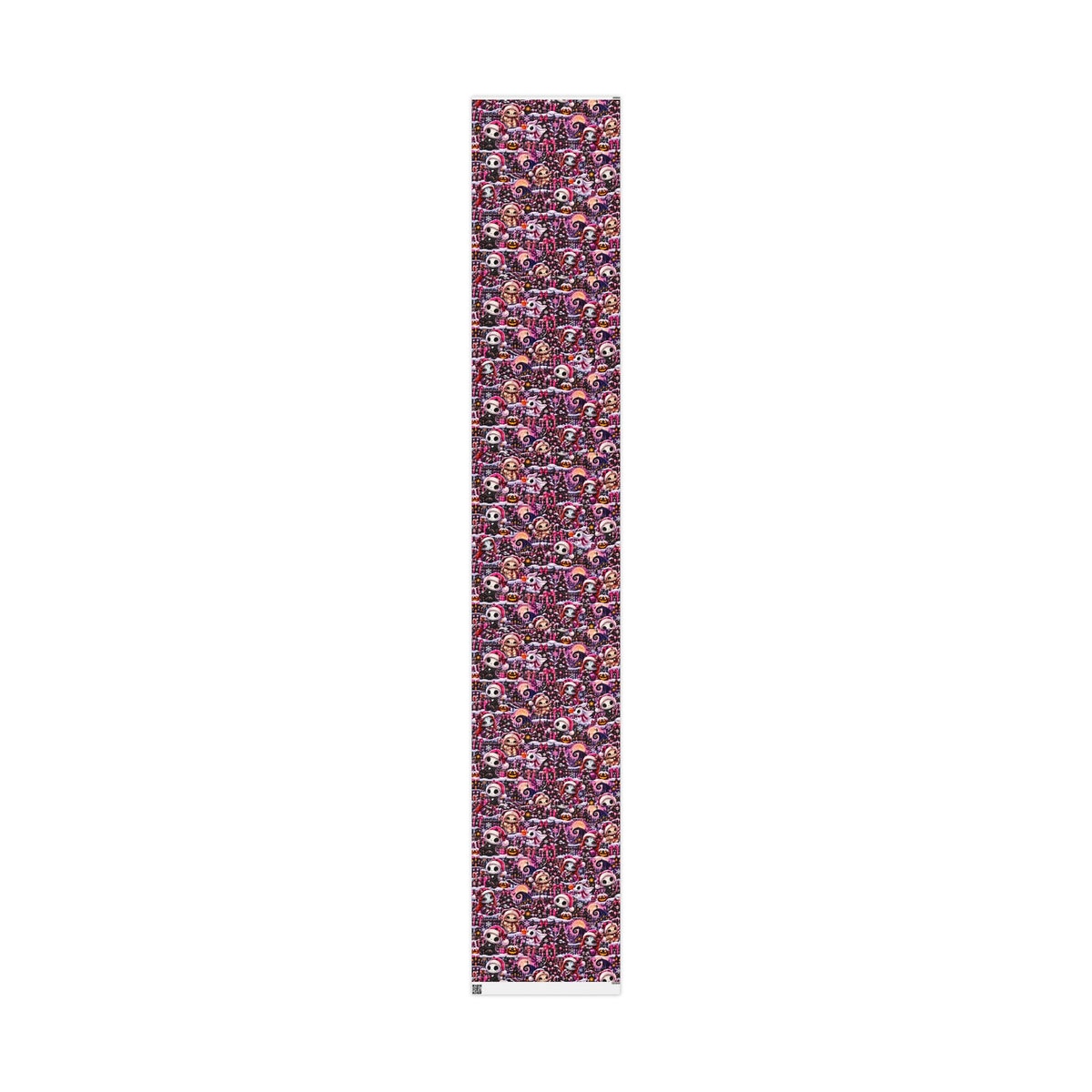 Pink Gothic Christmas Wrapping Paper – Merry & Spooky Holiday Magic