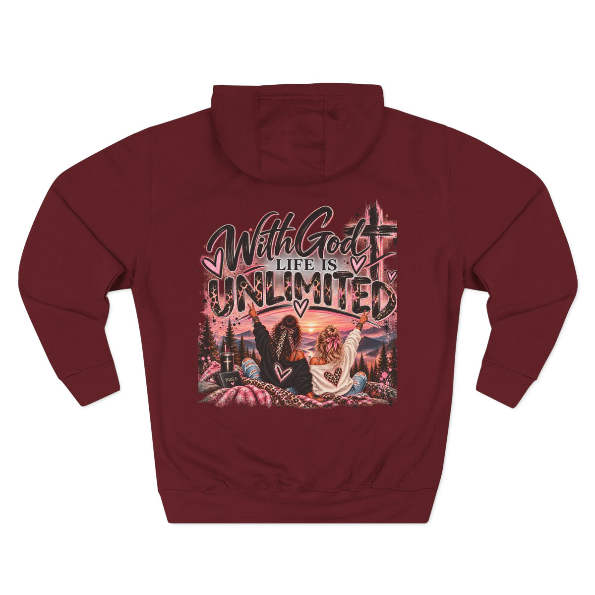 With God Life Is Unlimited Hoodie
