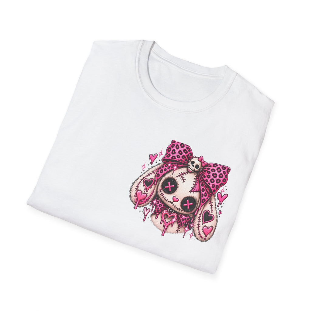 Cute But Creepy Stitched Bunny Tee
