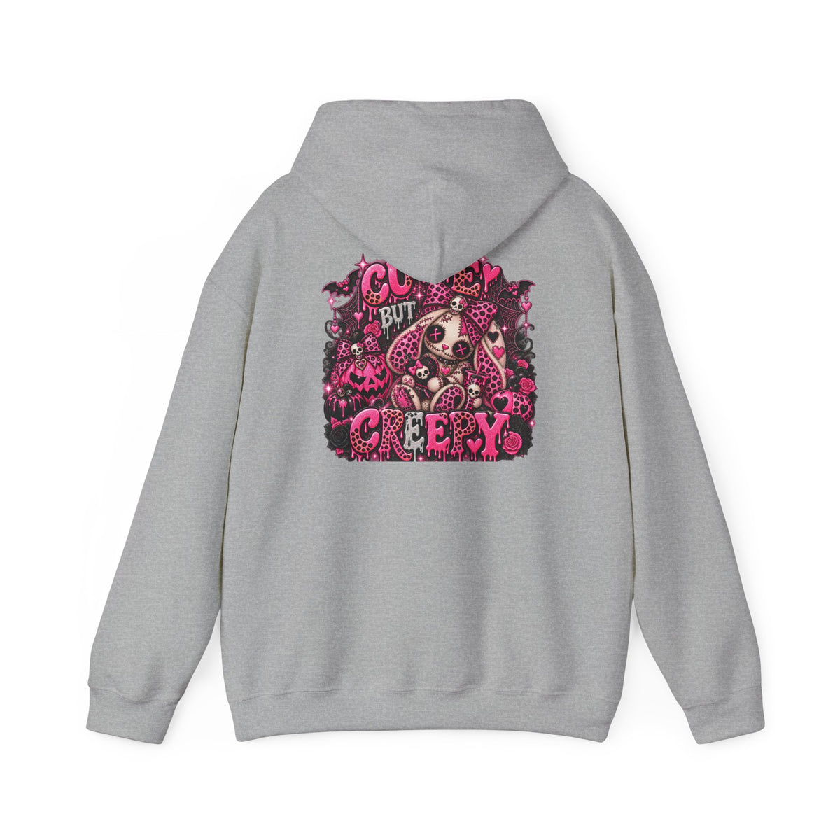 Creepy Cute Bunny Graphic Hoodie