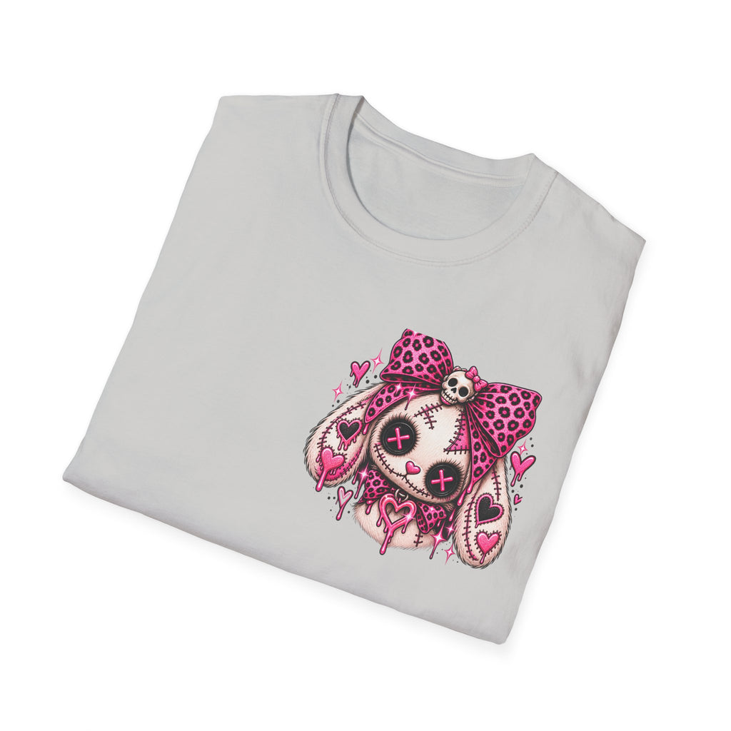 Cute But Creepy Stitched Bunny Tee