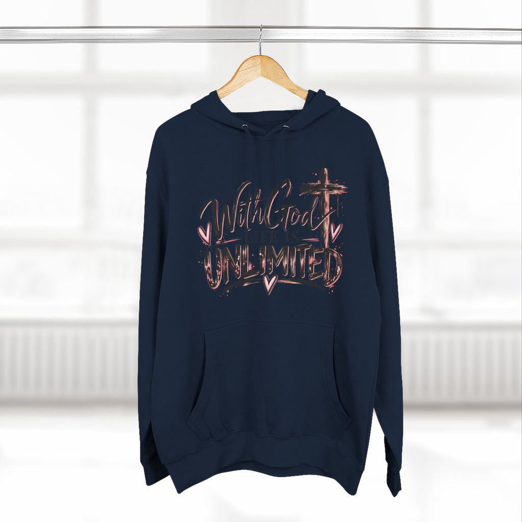 With God Life Is Unlimited Hoodie