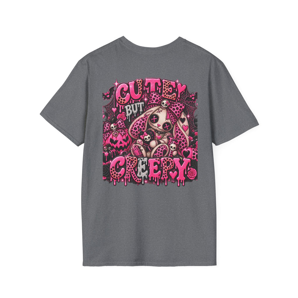 Cute But Creepy Stitched Bunny Tee