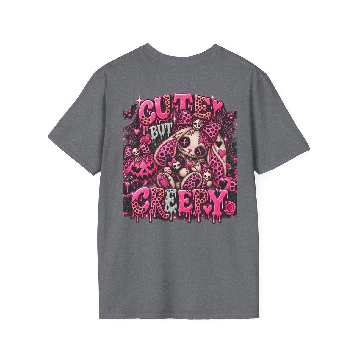 Cute But Creepy Stitched Bunny Tee