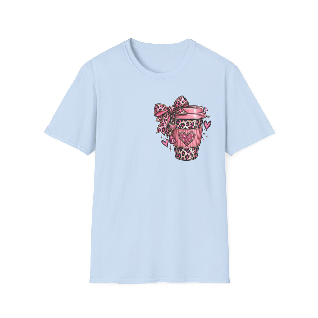 Coffee First, People Eventually Pink Coffee Lover T-Shirt