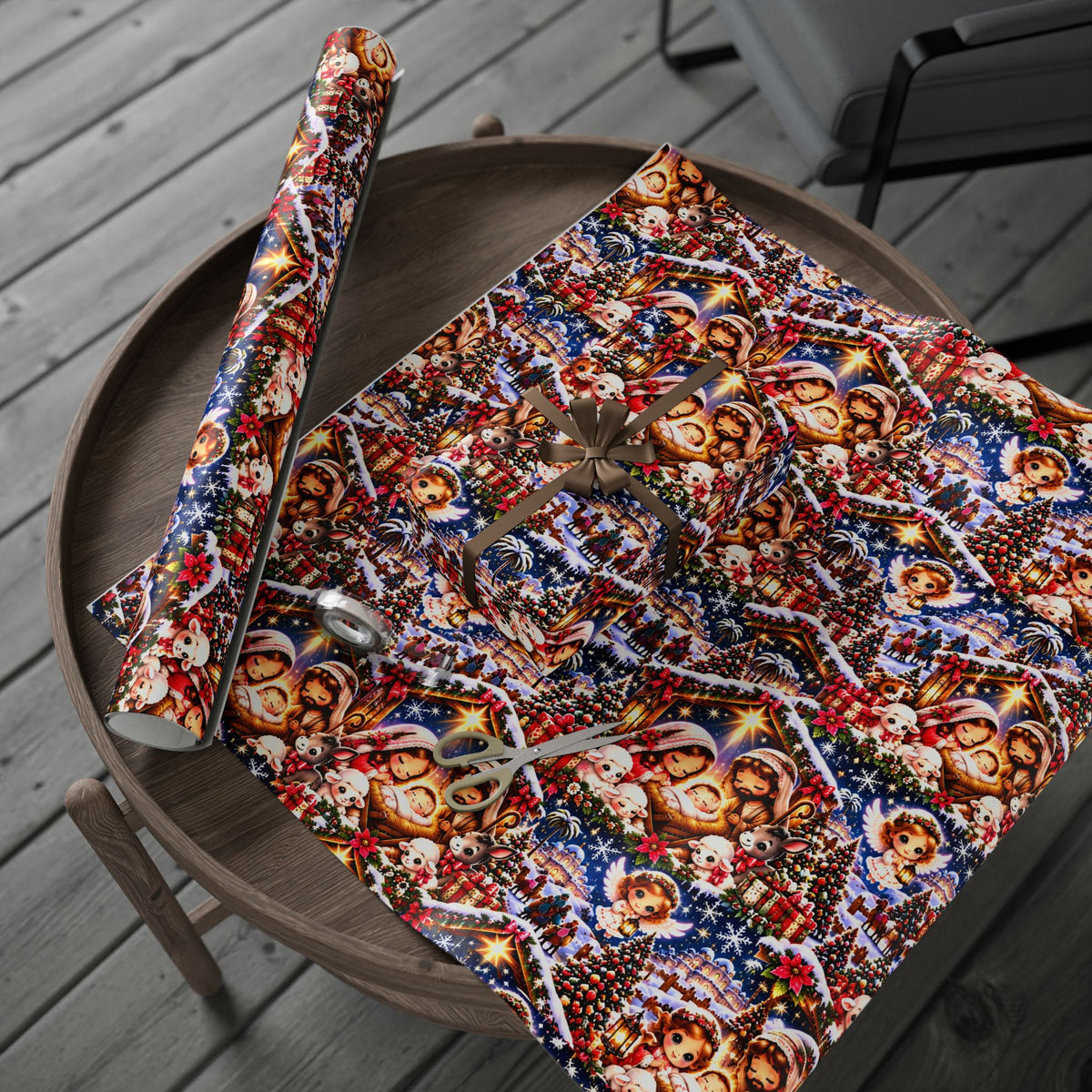 Nativity Christmas Wrapping Paper