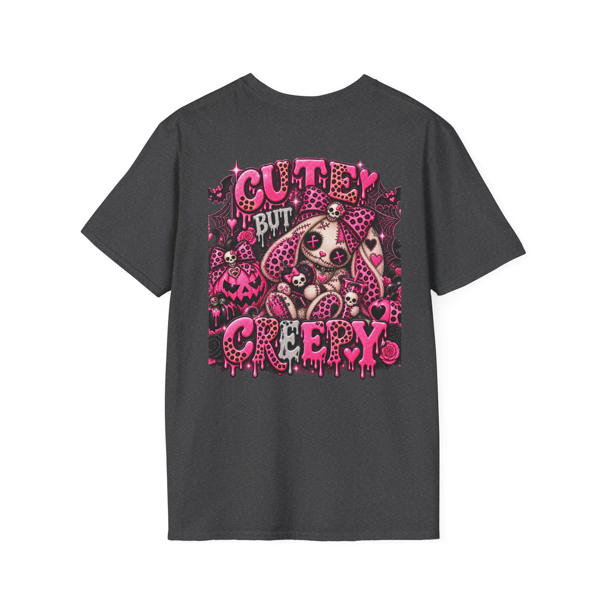 Cute But Creepy Stitched Bunny Tee