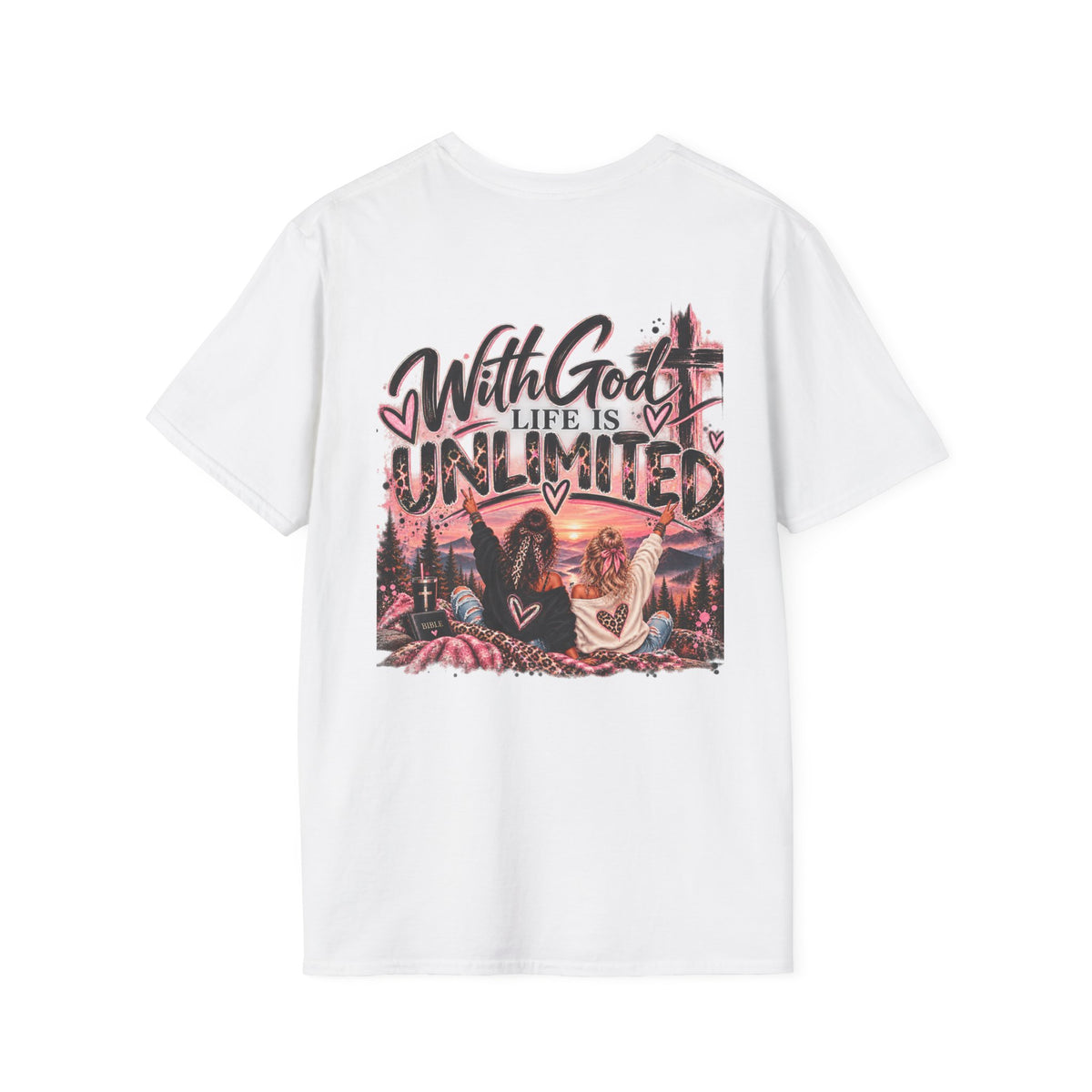 With God Life Is Unlimited Christian T-Shirt