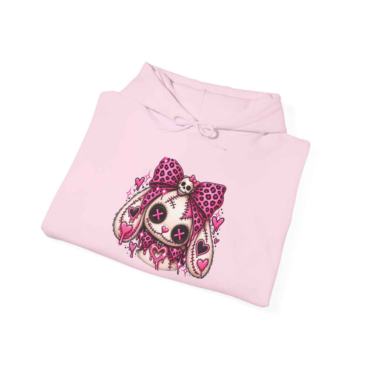 Creepy Cute Bunny Graphic Hoodie